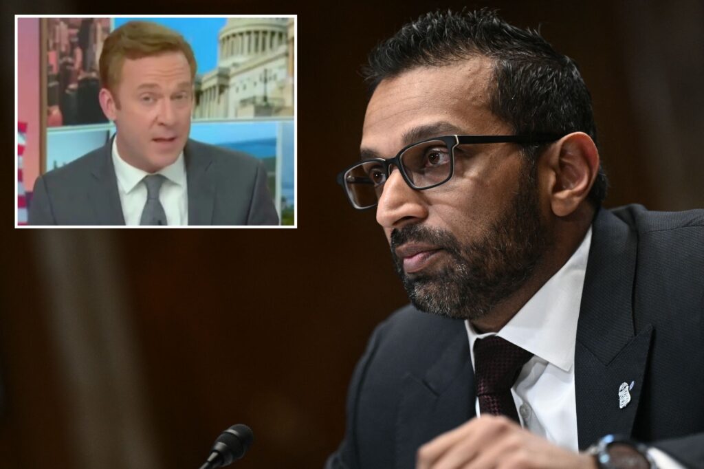FBI director Kash Patel, demands MSNBC columnist Frank Figliuzzi to "make a specific lie" with an extravagant nightclub claim
