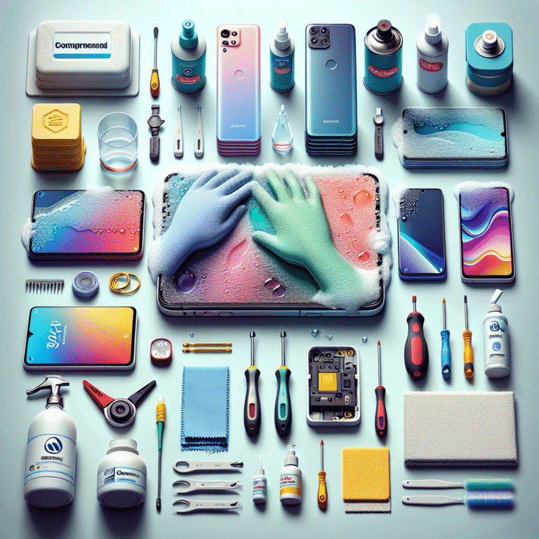tips to clean and maintain cheap phones